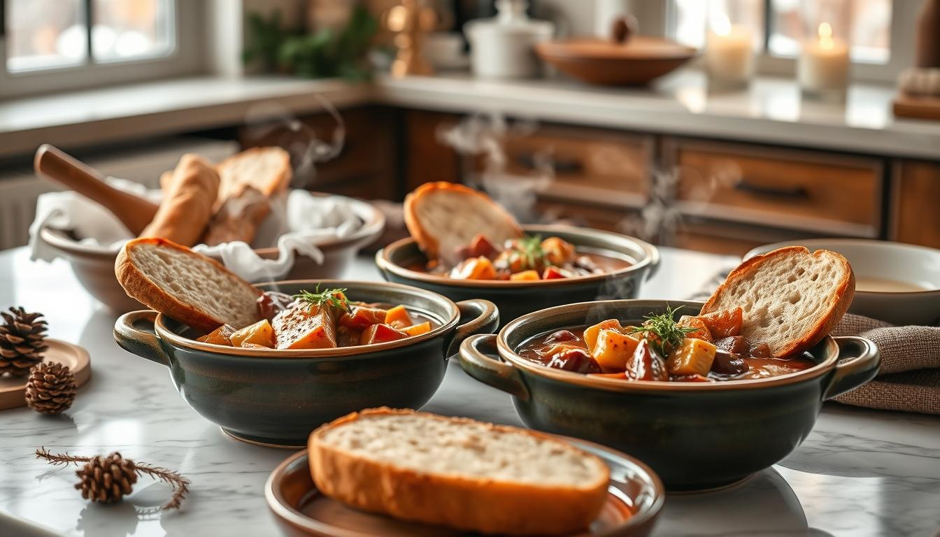 Quick weeknight dinner prepared in a home kitchen