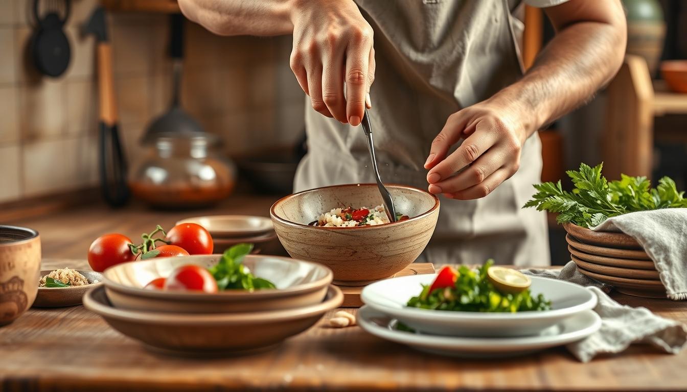Freshly baked homemade cake in a kitchen setting